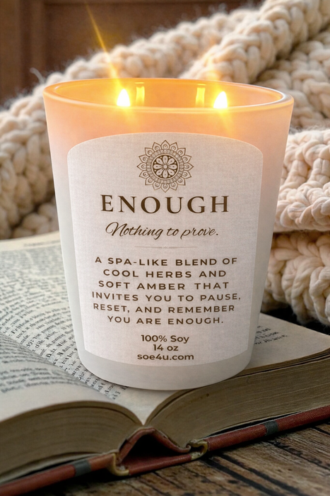 ENOUGH AFFIRMATION CANDLE