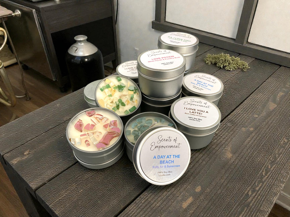 6oz Candle Tin - Fall/Holiday Scents